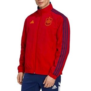 adidas Spain National Team Anthem Men’s Full-Zip Reversible Soccer Team Jacket